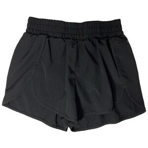 Blooming Jelly Black Lined Workout Running Shorts Regular Size Small